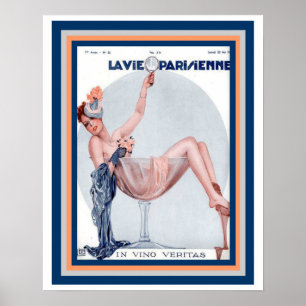 La Vie Parsienne Party Girl Poster 16 x 20