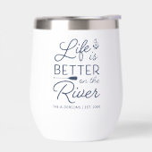 La Vie Personnalisée Est Meilleure Sur La Rivière (Gauche)