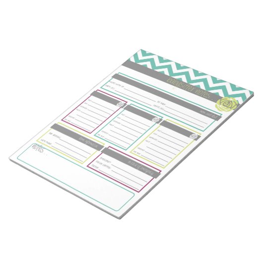 La vie. Plus Organisé. Bloc-notes Babysitter Notes (Incliné)