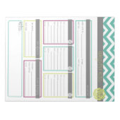 La vie. Plus Organisé. Bloc-notes Babysitter Notes (Devant)