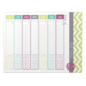 La vie. Plus Organisé. Bloc-notes pour le suivi de (Devant)