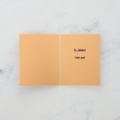 La vie sans toi... carte de chat (Intérieur)