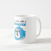 La vie… Schnauzer - tasse blanche (Devant droit)