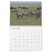 La vie sur le calendrier 2016 de faune de (Mar 2027)