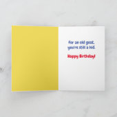 La vieille chèvre amusante est toujours une carte  (Intérieur)