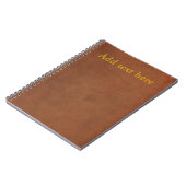 La vieille couverture de livre en cuir, ajoutent (Côté gauche)