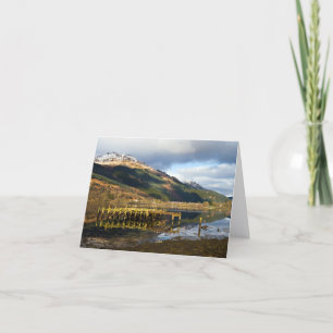 La vieille jetée, Loch Long, Arrochar Carte de vœu