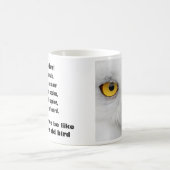 La VIEILLE tasse SAGE de HIBOU (Centre)