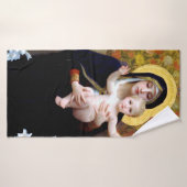 La Vierge au lys, Bouguereau (Serviette de bain)