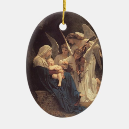 La Vierge Aux Anges Keramisch Ornament (Voorkant)