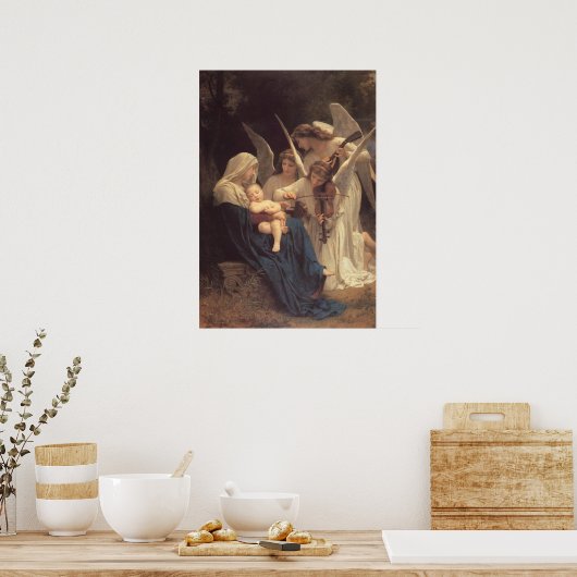 La Vierge Aux Anges Poster (Keuken)