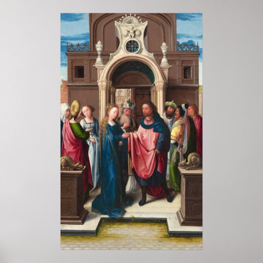 La Vierge - Bernard van Orley Poster des Beaux Art (Devant)