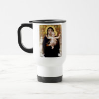 La Vierge de la tasse w/Prayer de voyage de
