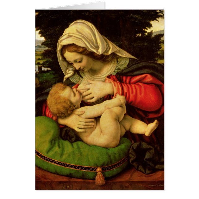 La Vierge du coussin vert, 1507-10 (Devant)