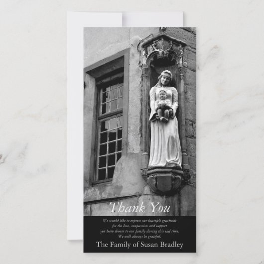 La Vierge et l'Enfant 2 Merci de sympathie (Devant)