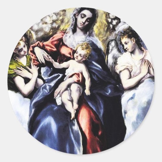 La Vierge et l'Enfant avec Stickers St Martina (Devant)
