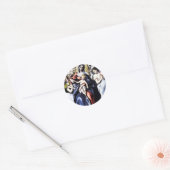 La Vierge et l'Enfant avec Stickers St Martina (Enveloppe)