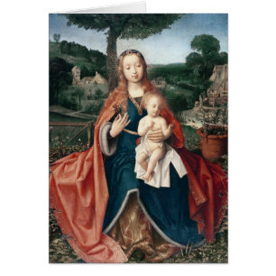 La Vierge et l'enfant dans un paysage