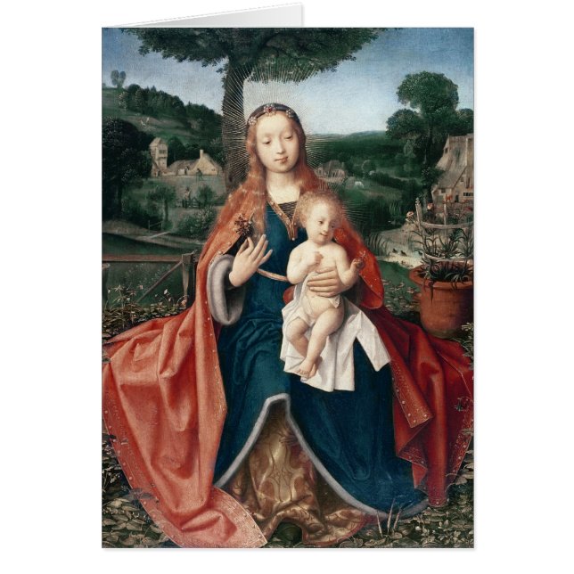 La Vierge et l'enfant dans un paysage (Devant)