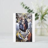 La Vierge et l'Enfant par El Greco Carte postale (Debout devant)