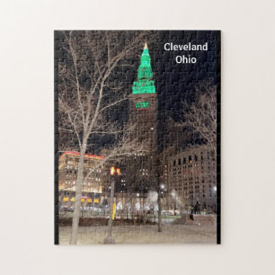 LA VILLE AMÉRICAINE CLEVELAND OHIO JIGSAW PUZZLE