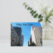 LA VILLE DE RALEIGH, N.C. carte postale (Debout devant)