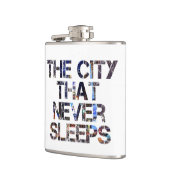 "la ville qui ne dort jamais" flacon (Gauche)