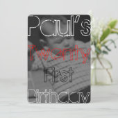 La vingt et unième invitation de Paul (Debout devant)