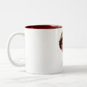 La vintage Portant Une Bonnet Mug (Gauche)