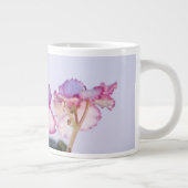 La violette fleurit la tasse enorme de 20 onces - (Droite)