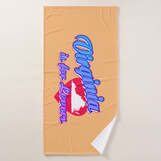 La Virginie est pour les amoureux (Serviette de bain)