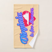 La Virginie est pour les amoureux (Serviette à main)