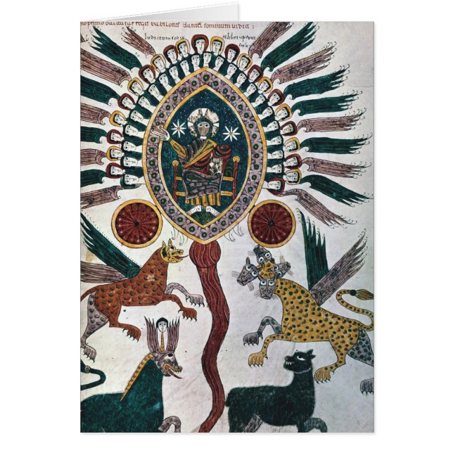 La vision de Daniel de quatre bêtes et de Dieu (Devant)