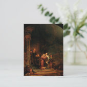 La Visitation par Rembrandt Carte postale (Debout devant)