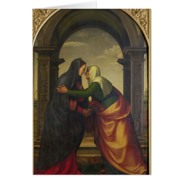 La visite de St Elizabeth à Vierge Marie (Devant)