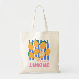 La Vita al Limone Market Canvas tas