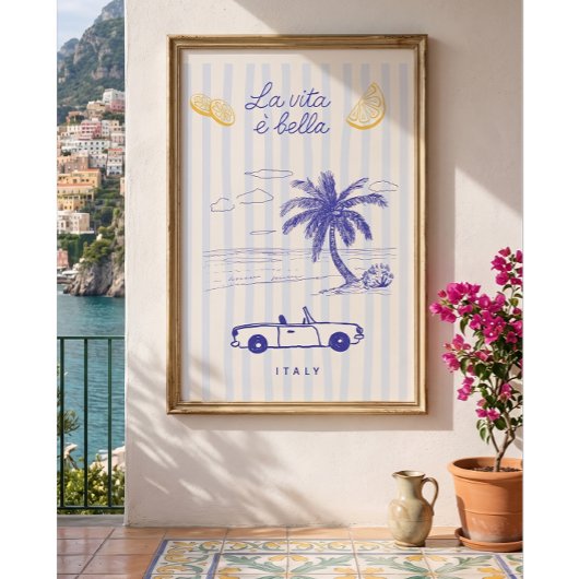 La Vita È Bella Affiche Italienne