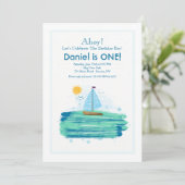 La voile dans la Sunshine Invitation (Debout devant)