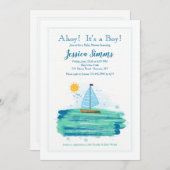 La voile dans la Sunshine Invitation (Devant / Derrière)