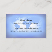 La voile du Carte de visite mondial (Dos)