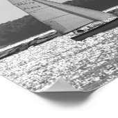 La voile sur le lac Champlain Poster (Coin)