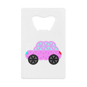 La Voiture De Vie - Formes Sacrées A3.Rose.