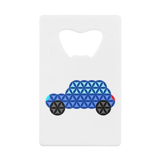 La Voiture De Vie - Formes Sacrées B1, Bleu. (Devant)