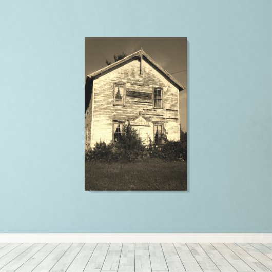 La Voix du peuple toile étirée Impression (Insitu (Plancher de Bois))