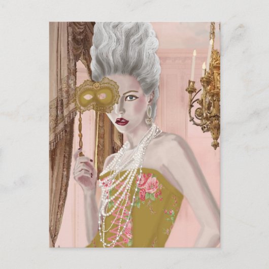 La vraag c'est voulez-vous briefkaart (Voorkant)