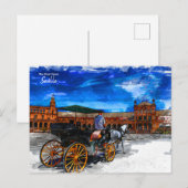 La vraie Espagne - Carte postale de Séville (Devant / Derrière)