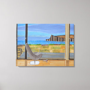 La vue à partir de la toile de fenêtre