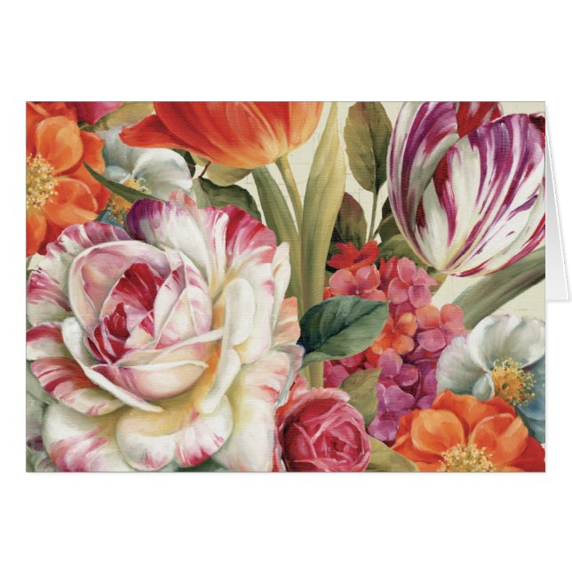 La vue de jardin a jeté des fleurs en l'air (Devant horizontal)