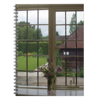 La vue du journal de la fenêtre de Jane Austen