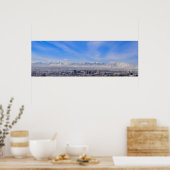 La vue - Salt Lake City, affiche de l'Utah (Cuisine)